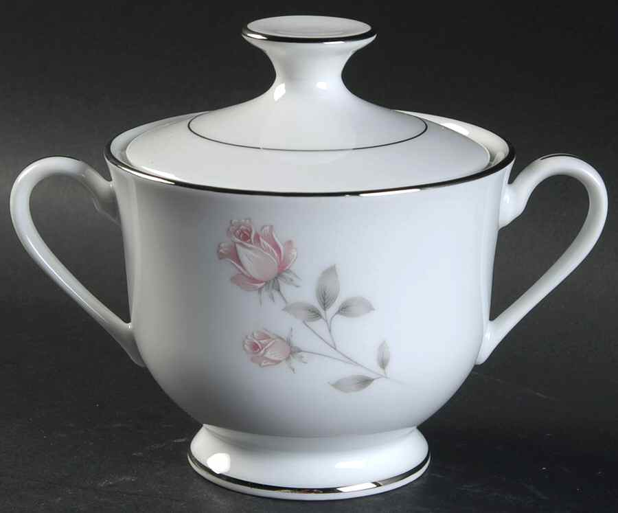 Rose Crest Sugar Bowl & Lid by Royal Prestige-1
