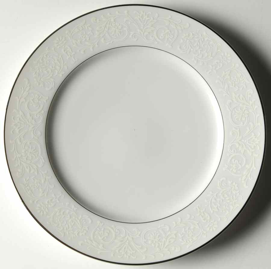 White Lace Salad Plate by Royal Prestige-1