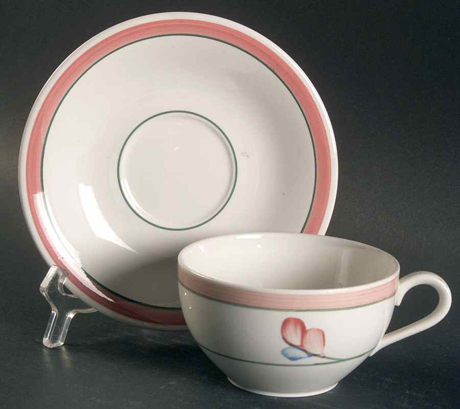 Jenny Flat Cup & Saucer Set by Rorstrand-1