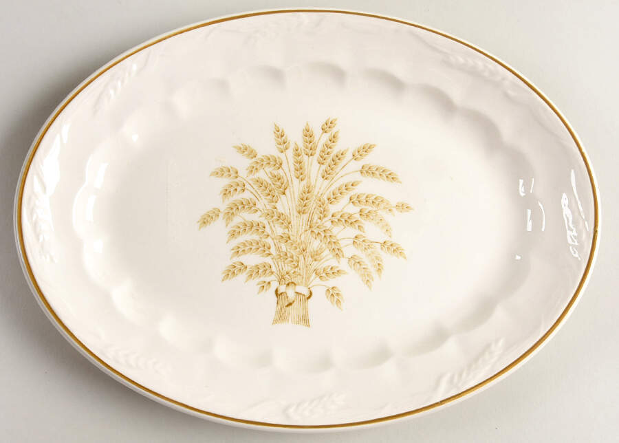 Bountiful 11" Oval Serving Platter by Royal Staffordshire-1
