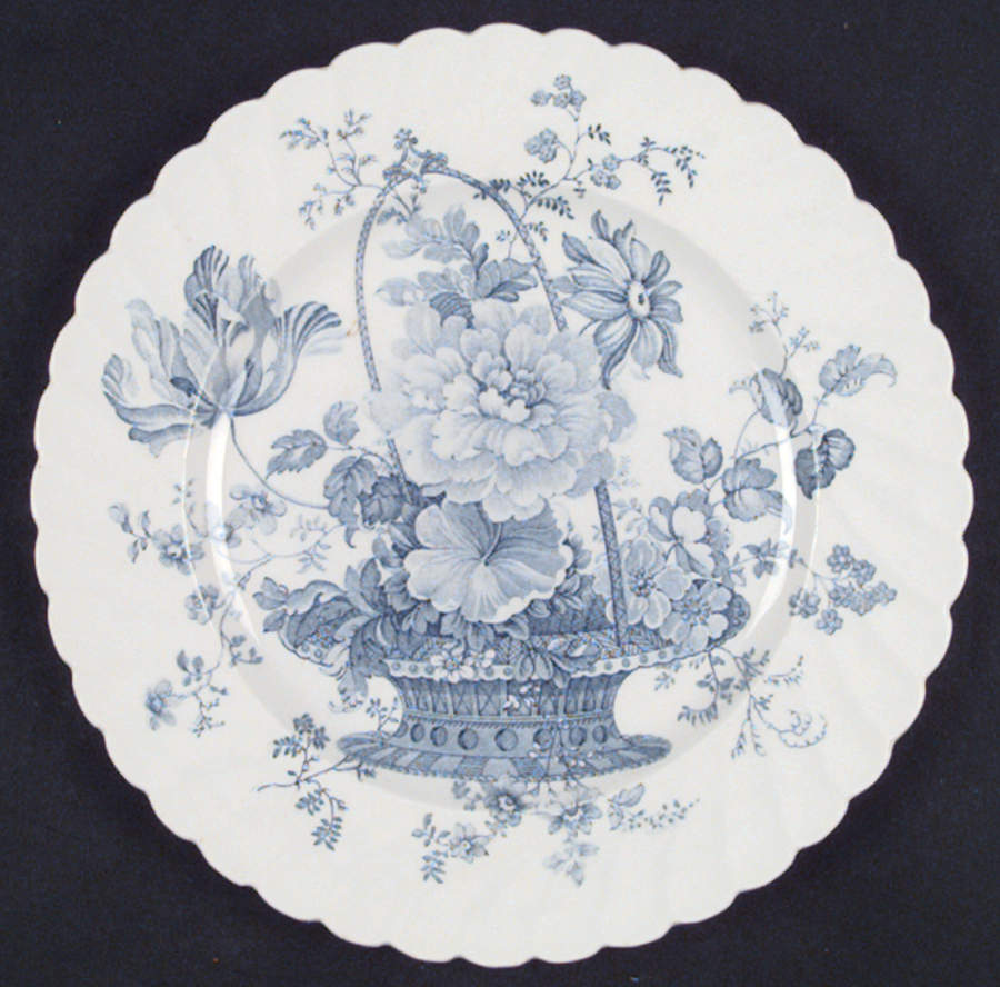 Charlotte Blue Salad Plate by Royal Staffordshire-1