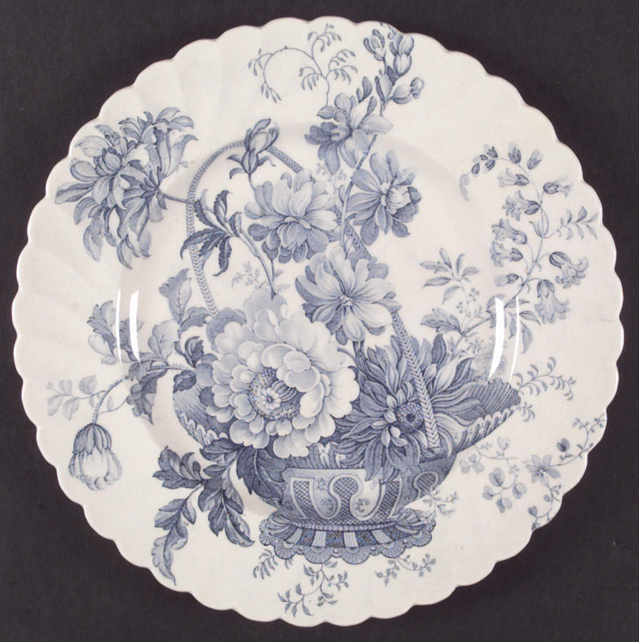 Charlotte Blue Dinner Plate by Royal Staffordshire-1