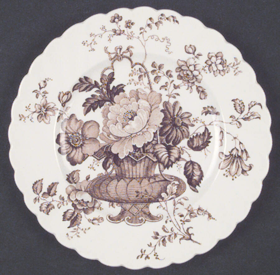 Charlotte Brown Bread & Butter Plate by Royal Staffordshire-1