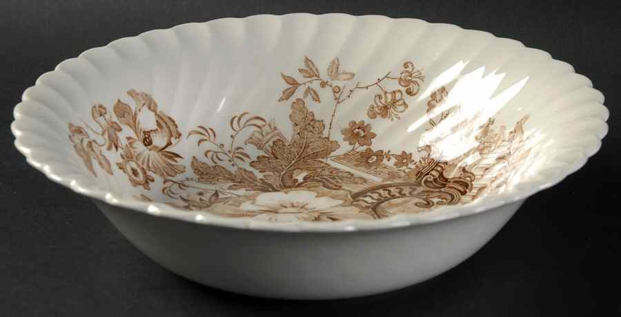 Charlotte Brown 8" Round Vegetable Bowl by Royal Staffordshire-1