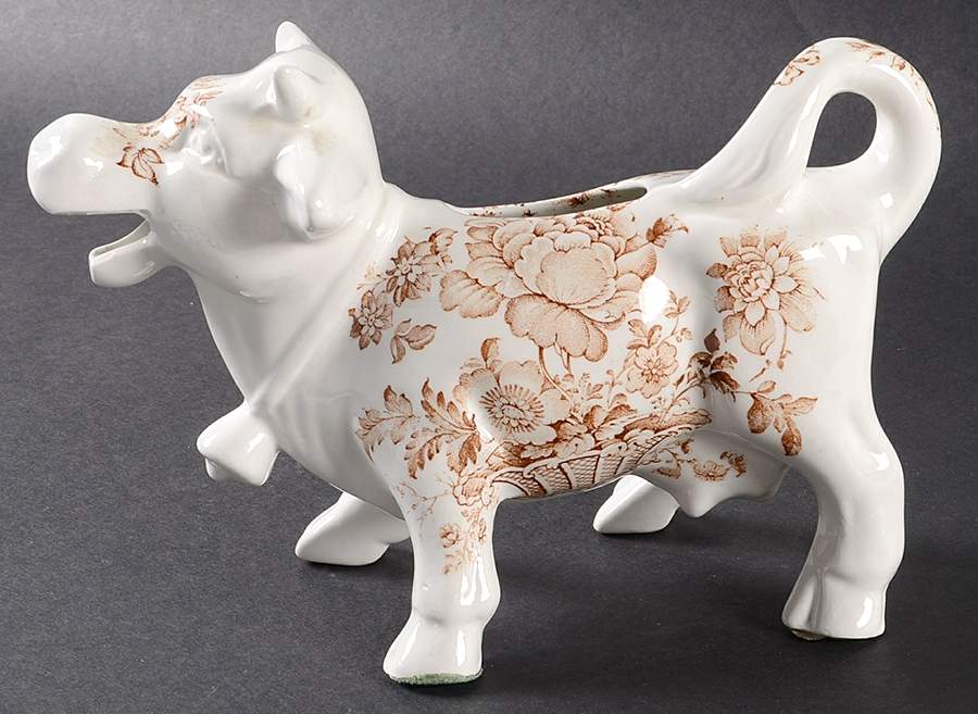 Charlotte Brown Cow Creamer by Royal Staffordshire-1