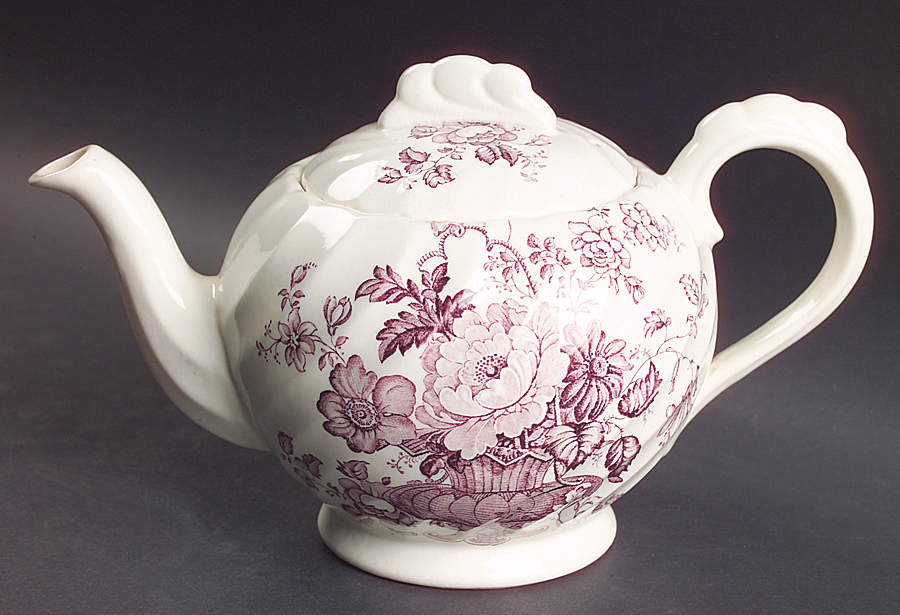Charlotte Lavender Teapot & Lid by Royal Staffordshire-1