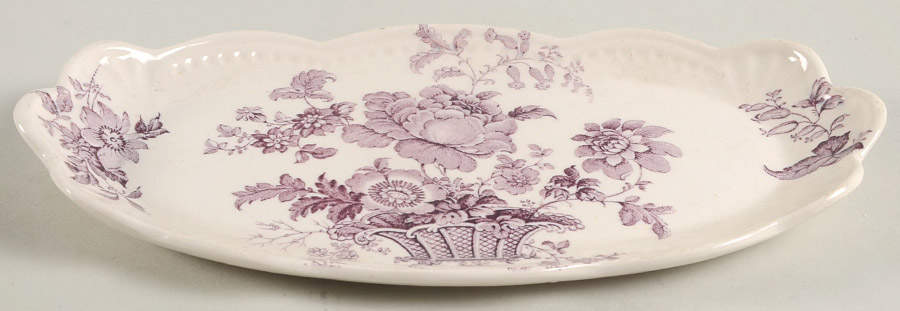 Charlotte Lavender 1/4 Lb Butter No Lid by Royal Staffordshire-1