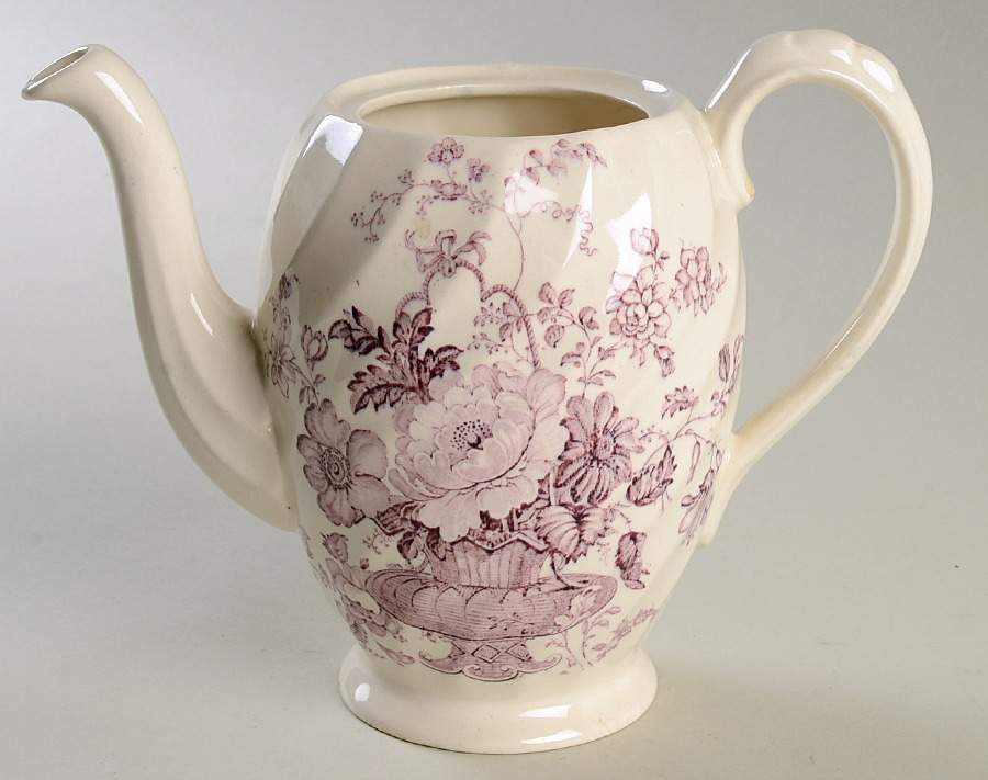 Charlotte Lavender Coffee Pot No Lid by Royal Staffordshire-1