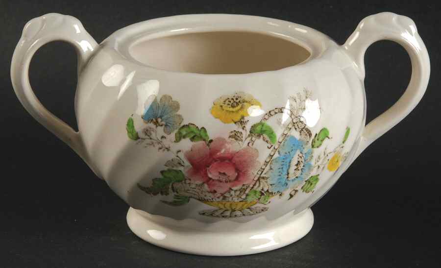 Charlotte Multicolor Sugar Bowl No Lid by Royal Staffordshire-1