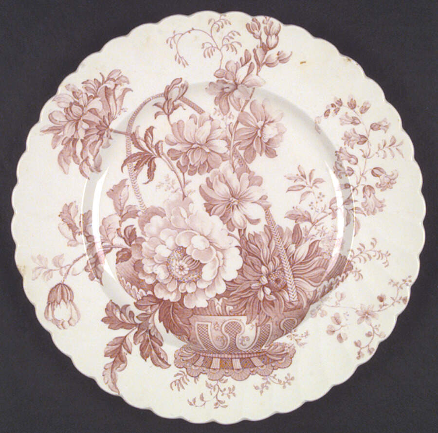 Charlotte Pink (Scalloped) Dinner Plate by Royal Staffordshire-1