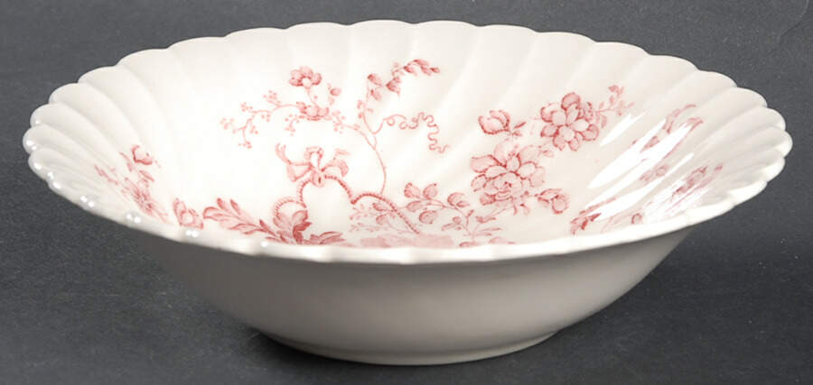 Charlotte Pink (Scalloped) Coupe Cereal Bowl by Royal Staffordshire-1