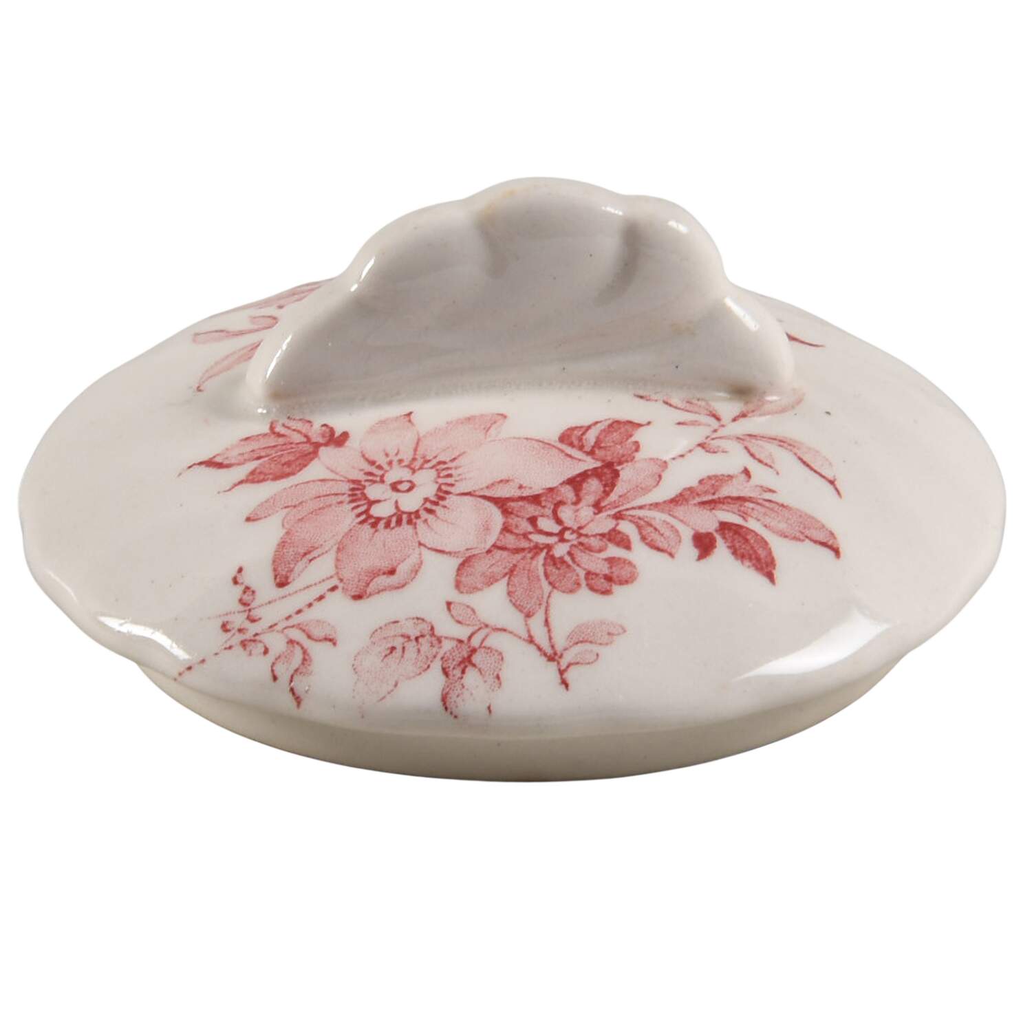 Charlotte Pink (Scalloped) Lid for Sugar Bowl by Royal Staffordshire-1