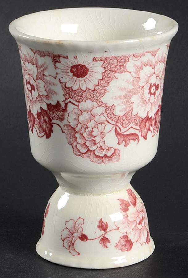 Charlotte Pink (Scalloped) Double Egg Cup by Royal Staffordshire-1