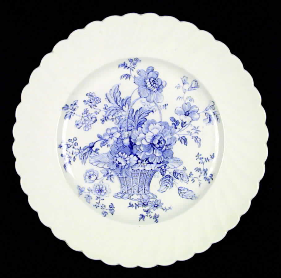 Chelsea Rose Blue Dinner Plate by Royal Staffordshire-1