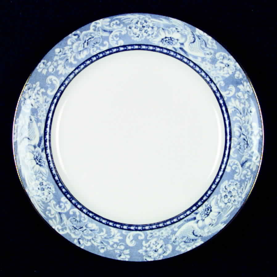 Davenport Blue (Gold Trim) Dinner Plate by Royal Staffordshire-1