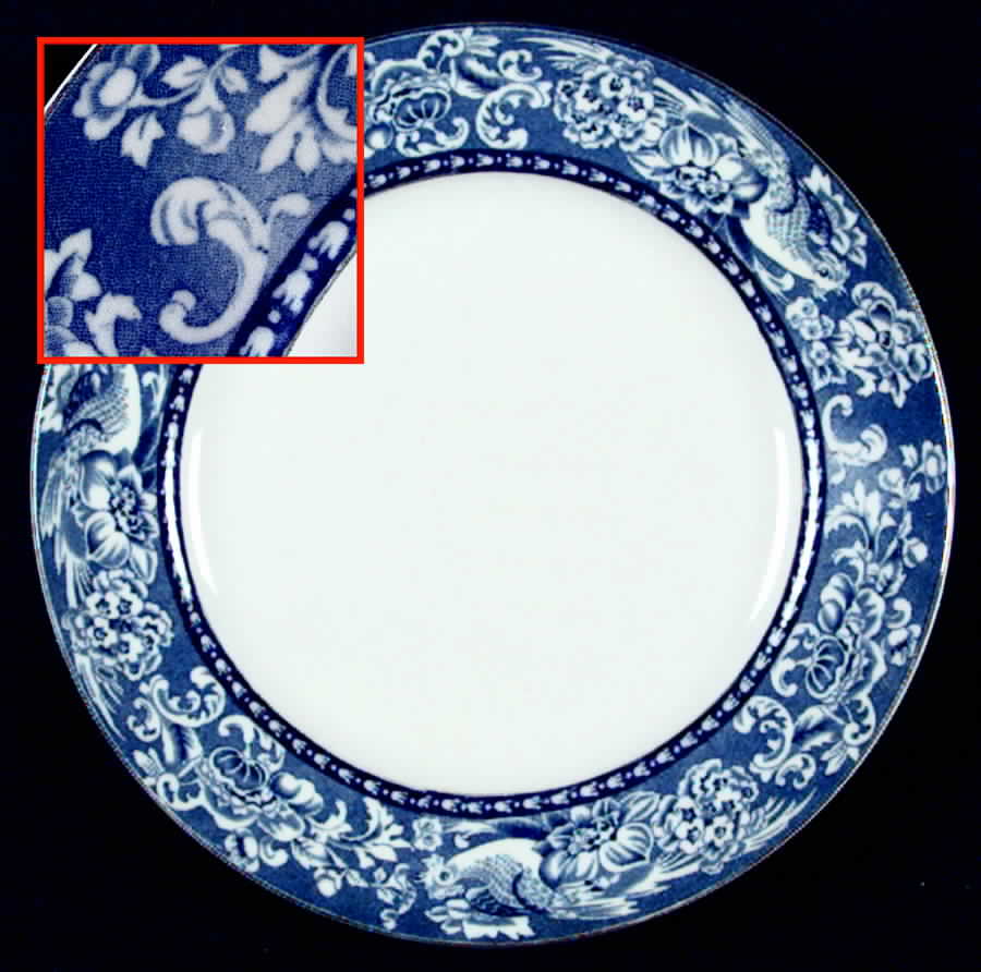 Davenport Blue (Gold Trim) Salad Plate by Royal Staffordshire-1