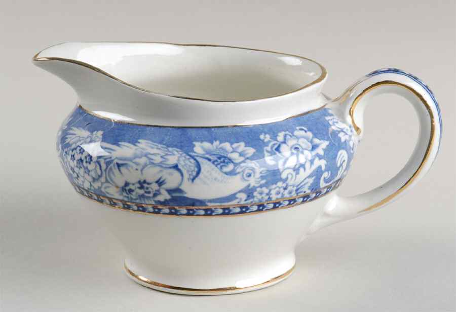 Davenport Blue (Gold Trim) Creamer by Royal Staffordshire-1