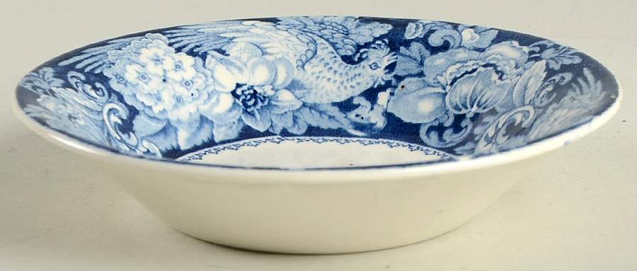 Davenport Blue (No Trim) Fruit/Dessert (Sauce) Bowl by Royal Staffordshire-1