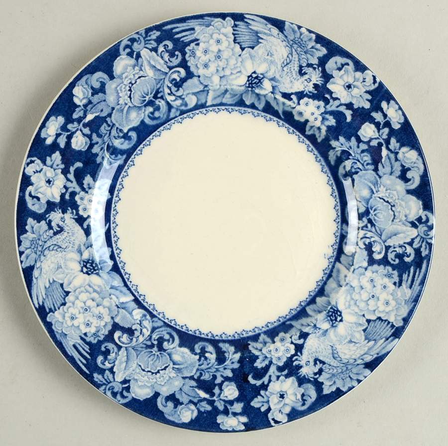 Davenport Blue (No Trim) Bread & Butter Plate by Royal Staffordshire-1