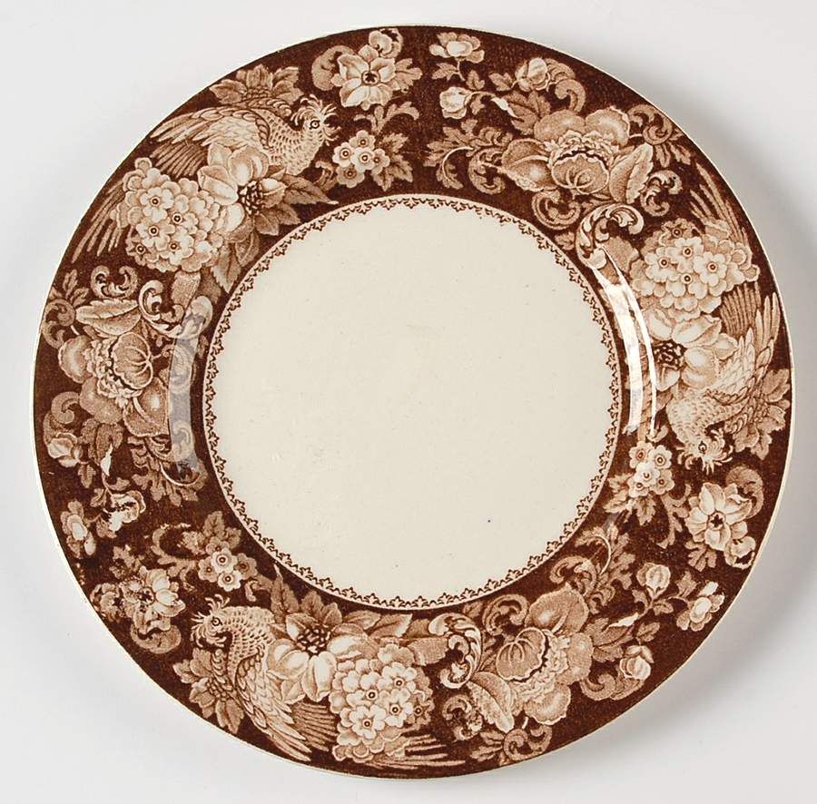 Davenport Brown Bread & Butter Plate by Royal Staffordshire-1