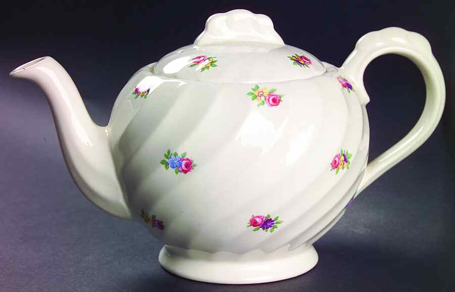 Devonshire (No Trim) Teapot & Lid by Royal Staffordshire-1