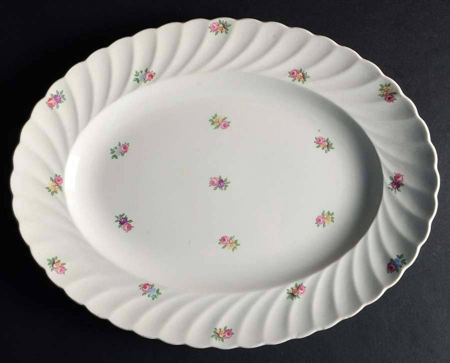 Devonshire (No Trim) 13" Oval Serving Platter by Royal Staffordshire-1