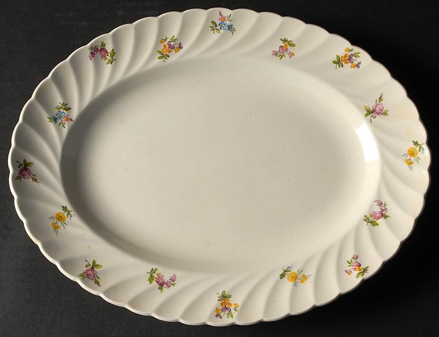 Dimity (No Trim) 11" Oval Serving Platter by Royal Staffordshire-1