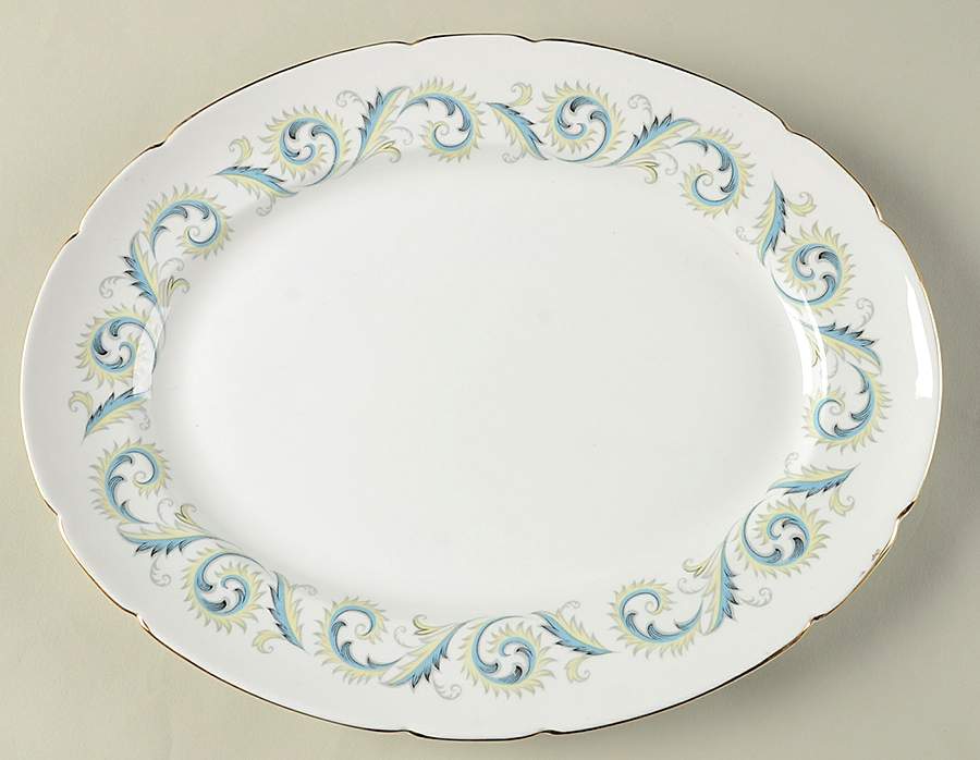 Garland 13" Oval Serving Platter by Royal Staffordshire-1