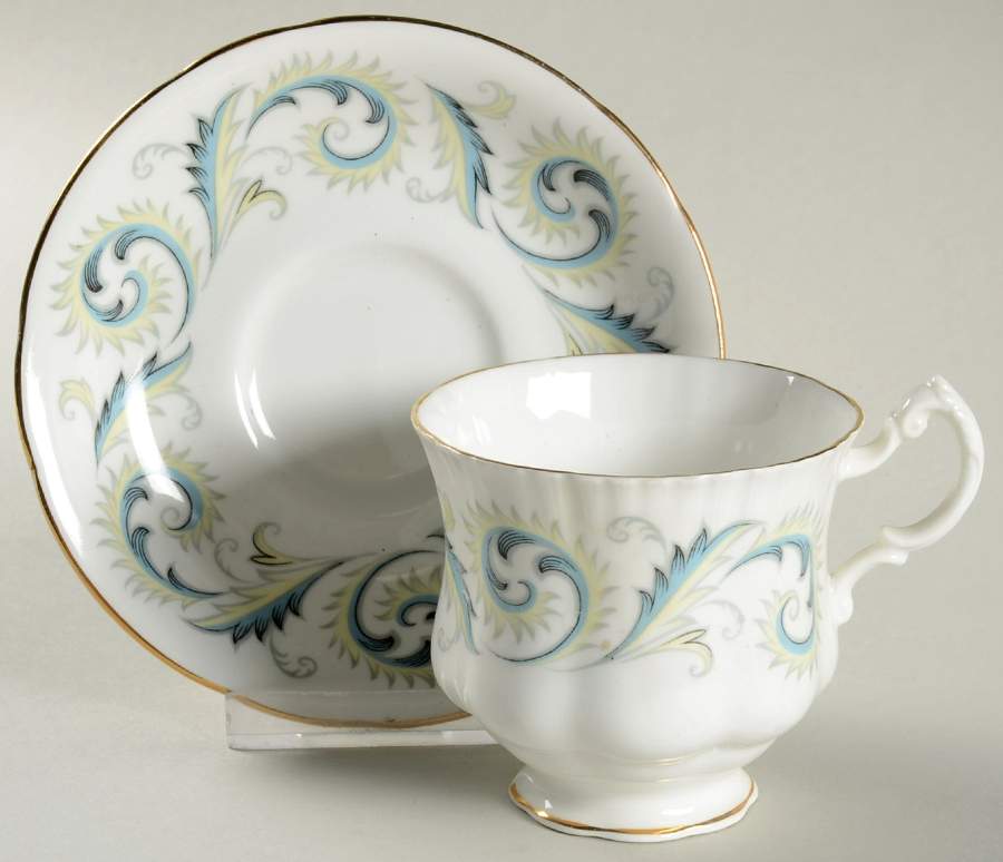 Garland Traditional Footed Cup & Saucer Set by Royal Staffordshire-1