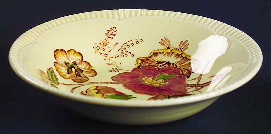 Georgian Spray Fruit/Dessert (Sauce) Bowl by Royal Staffordshire-1
