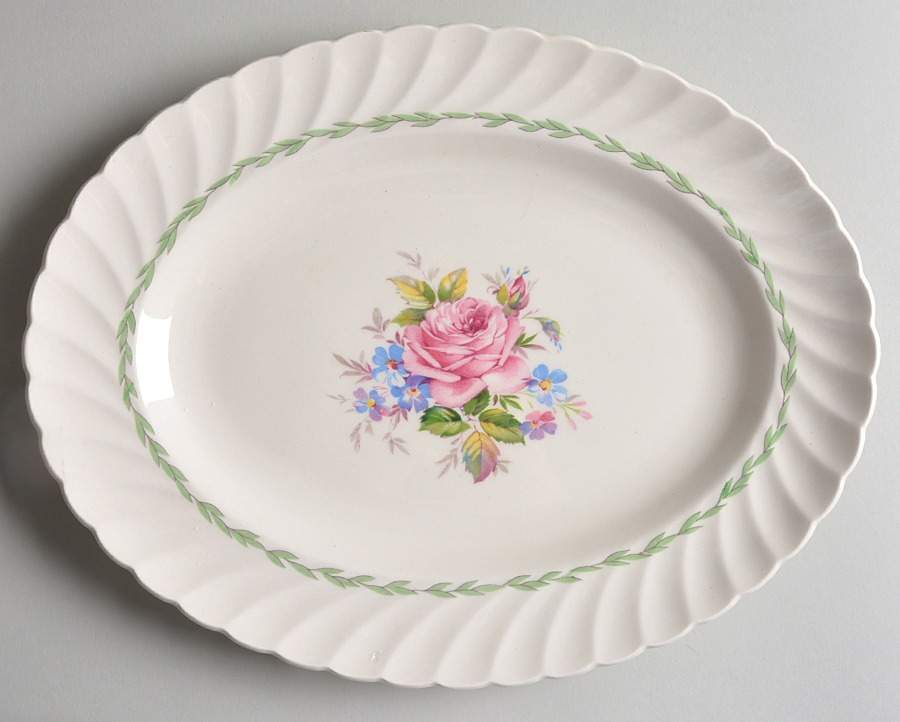 Janice 12" Oval Serving Platter by Royal Staffordshire-1