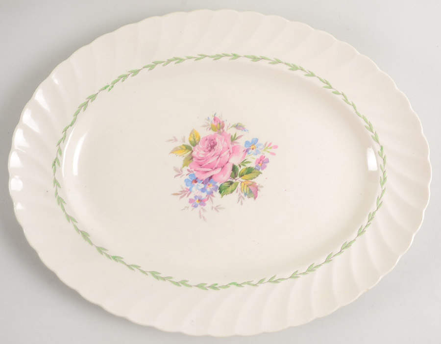 Janice 13" Oval Serving Platter by Royal Staffordshire-1