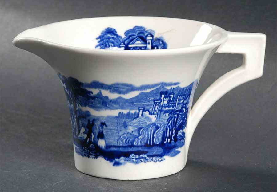 Jenny Lind Blue Creamer by Royal Staffordshire-1