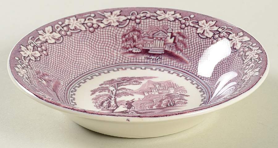 Jenny Lind Lavender (Round) Fruit/Dessert (Sauce) Bowl by Royal Staffordshire-1