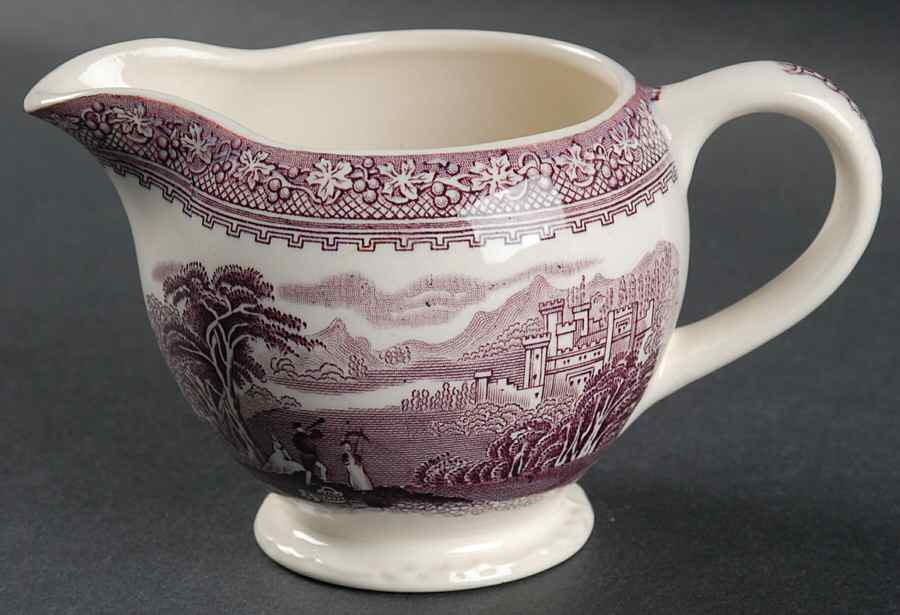 Jenny Lind Lavender (Round) Creamer by Royal Staffordshire-1