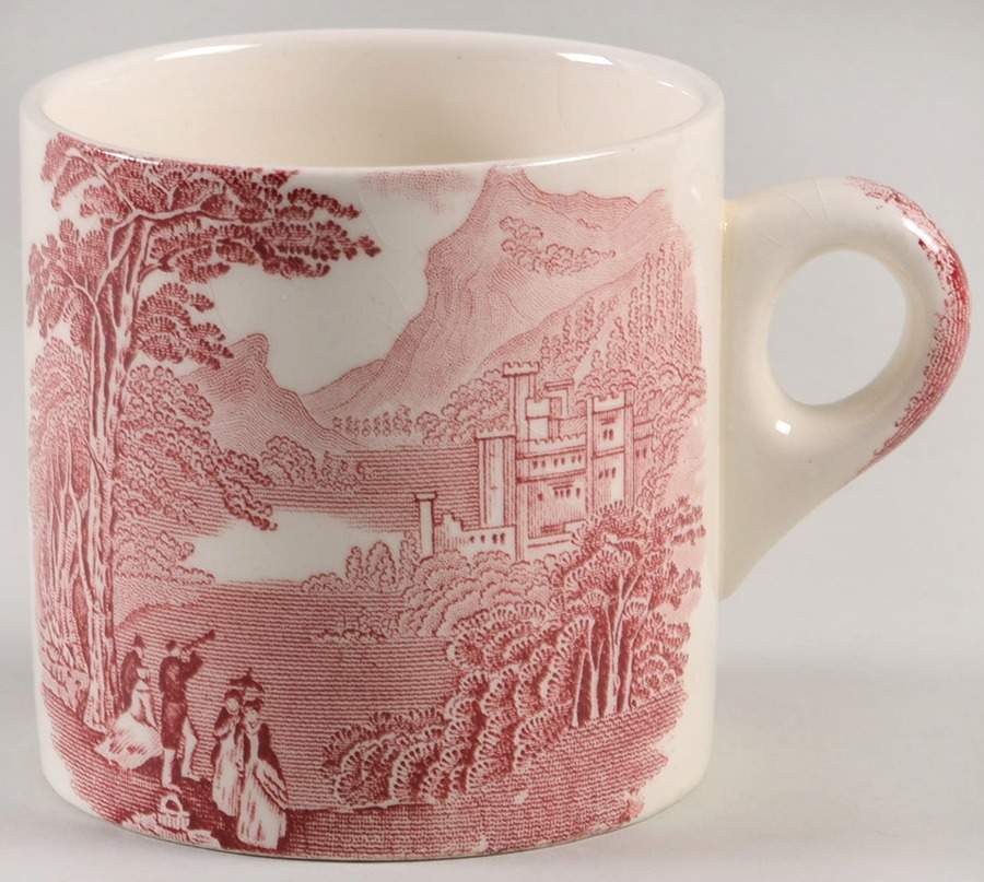 Jenny Lind Pink (Off White Background) Mug by Royal Staffordshire-1