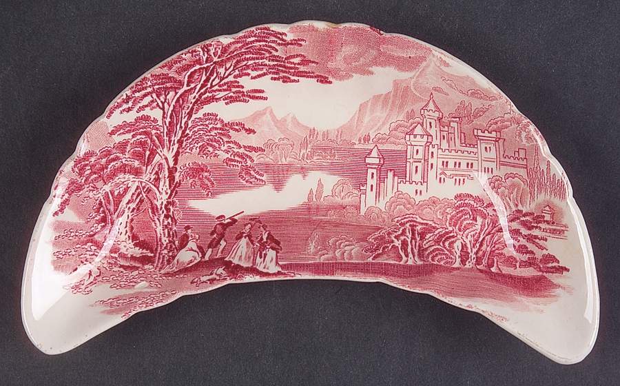 Jenny Lind Pink (Off White Background) Bone Dish by Royal Staffordshire-1