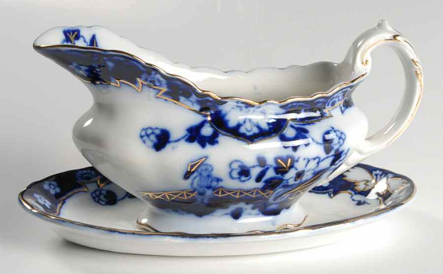 Pekin Gravy Boat & Underplate by Royal Staffordshire-1