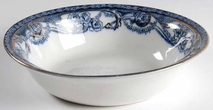 Renown Blue 9" Round Vegetable Bowl by Royal Staffordshire-1