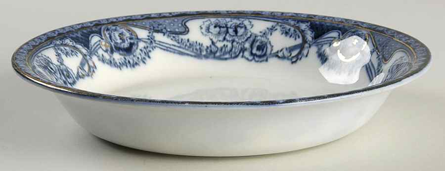 Renown Blue Coupe Soup Bowl by Royal Staffordshire-1