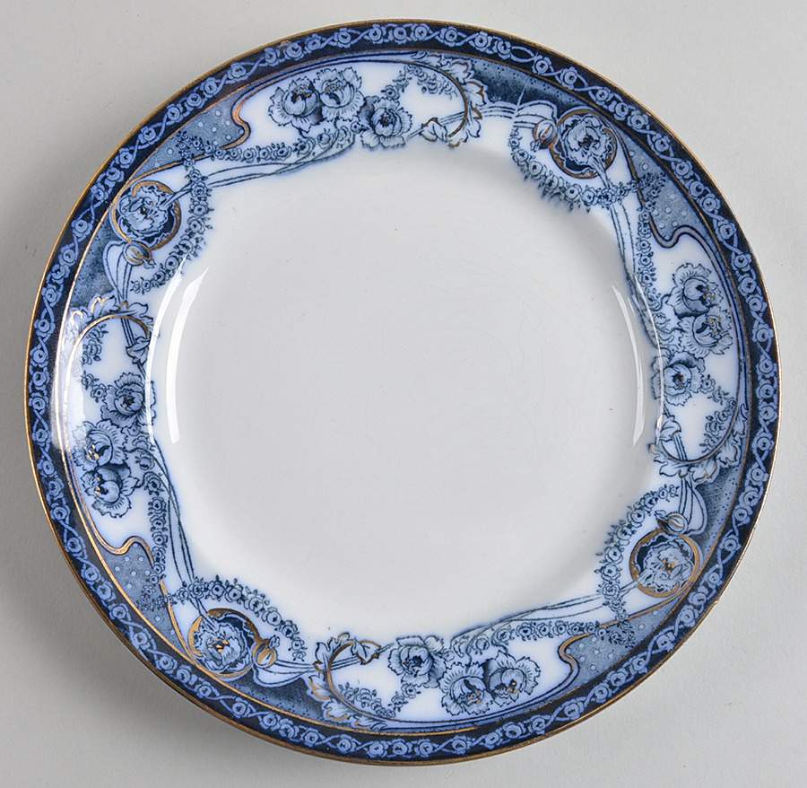 Renown Blue Luncheon Plate by Royal Staffordshire-1