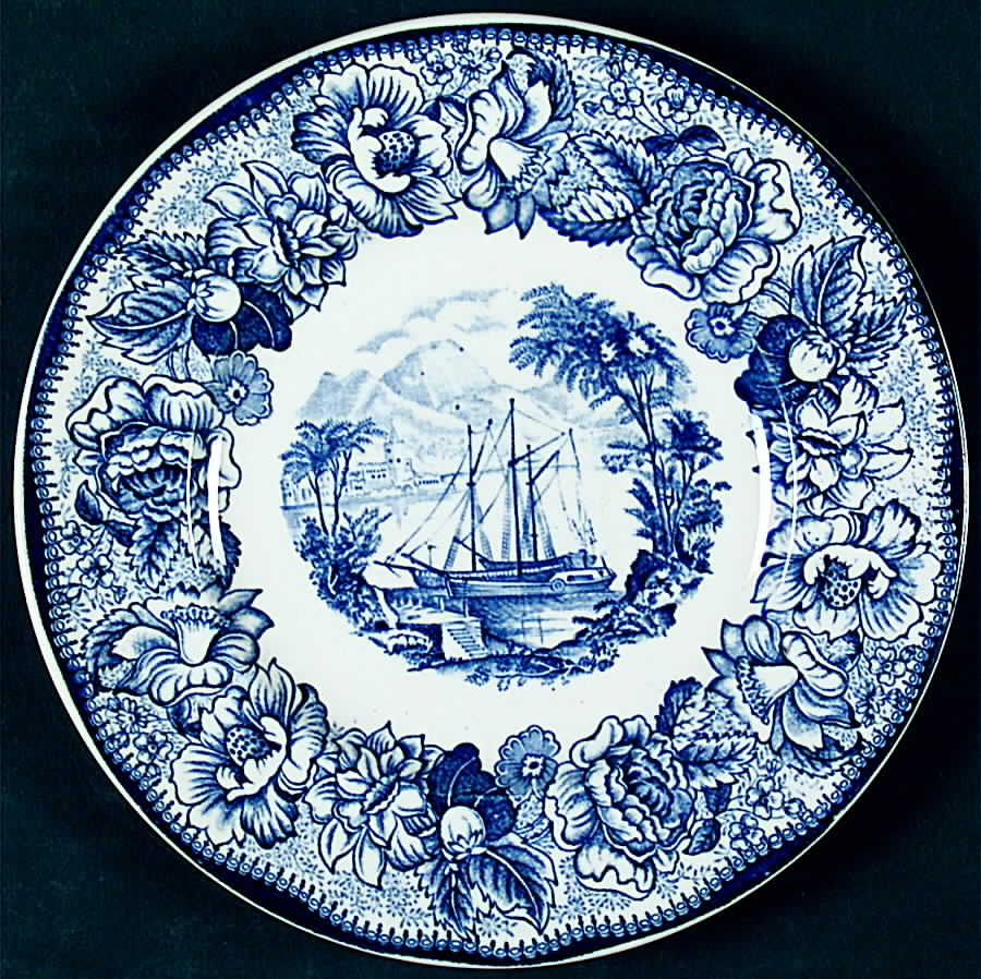 Safe Harbour Blue (White Background) Bread & Butter Plate by Royal Staffordshire-1