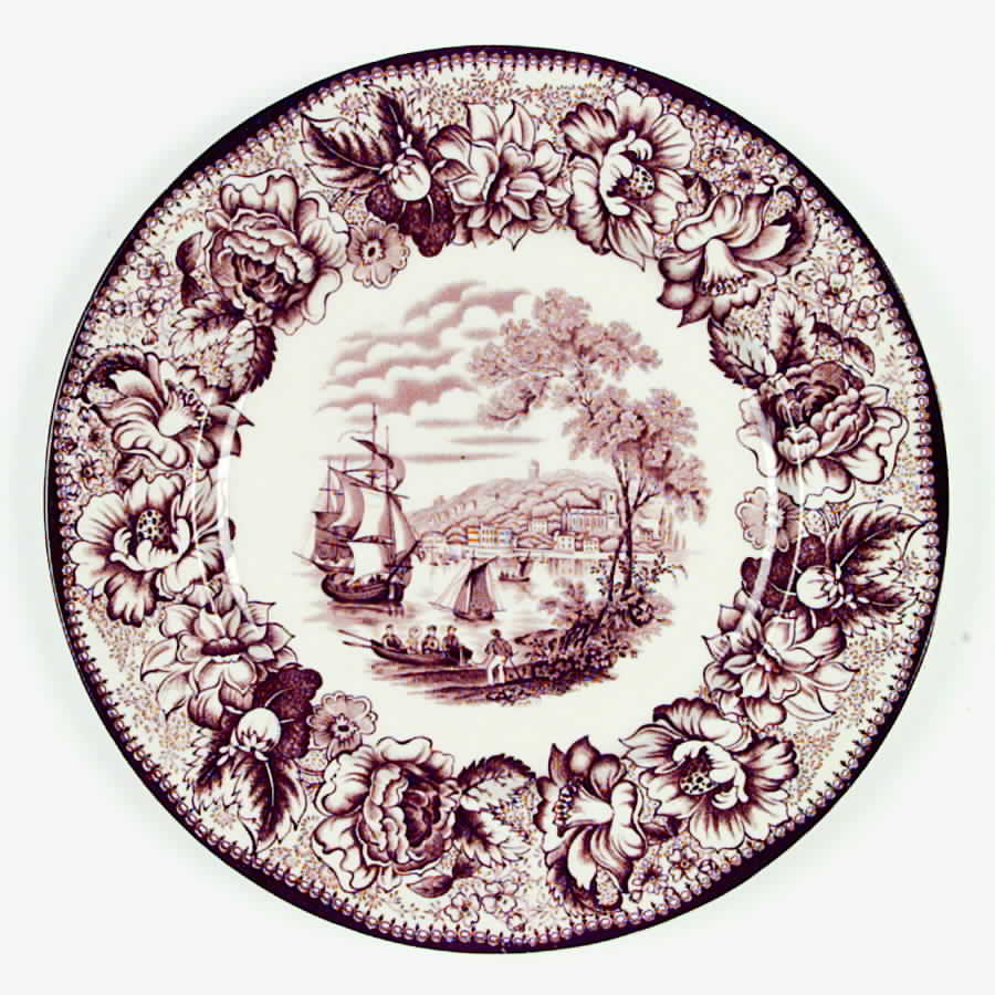 Safe Harbour Brown Dinner Plate by Royal Staffordshire-1