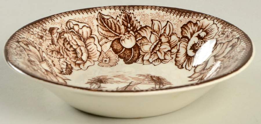 Safe Harbour Brown Fruit/Dessert (Sauce) Bowl by Royal Staffordshire-1