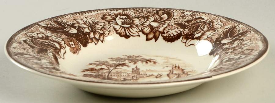 Safe Harbour Brown Rim Soup Bowl by Royal Staffordshire-1