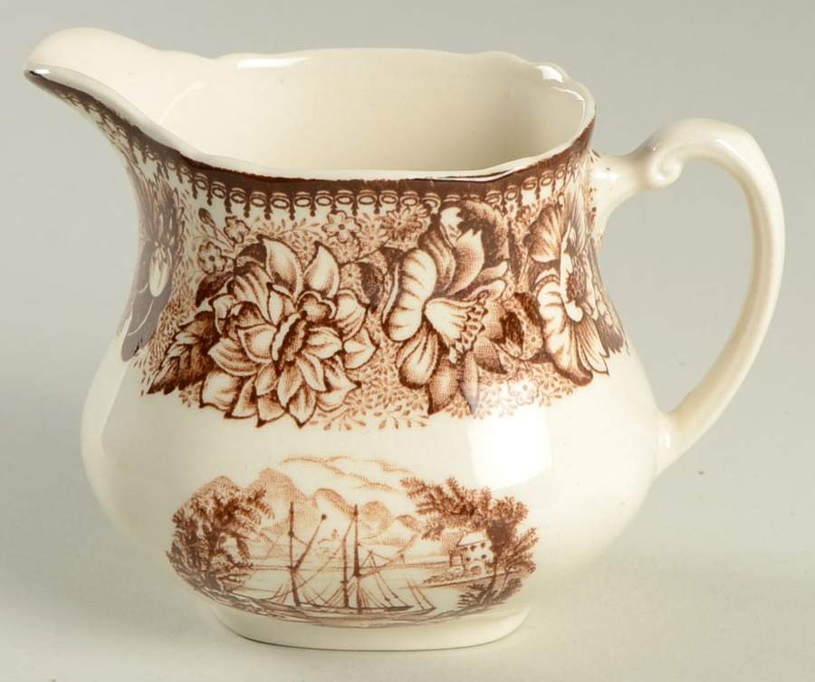 Safe Harbour Brown Creamer by Royal Staffordshire-1