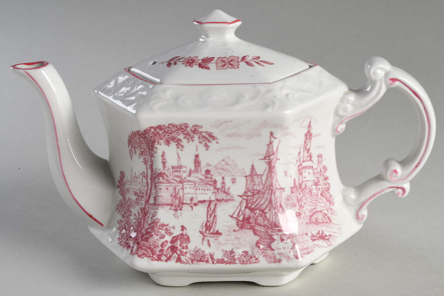 Safe Harbour Red Teapot & Lid by Royal Staffordshire-1