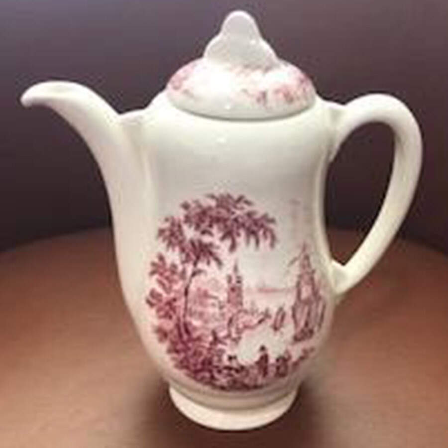 Safe Harbour Red Coffee Pot & Lid by Royal Staffordshire-1