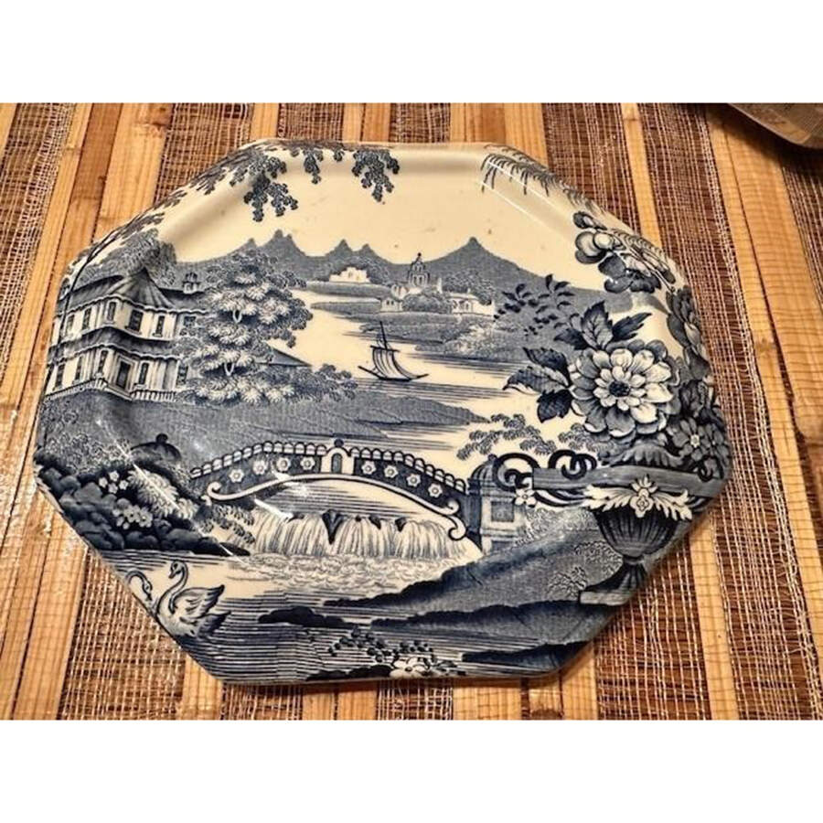 Tonquin Blue Tea Tile by Royal Staffordshire-1