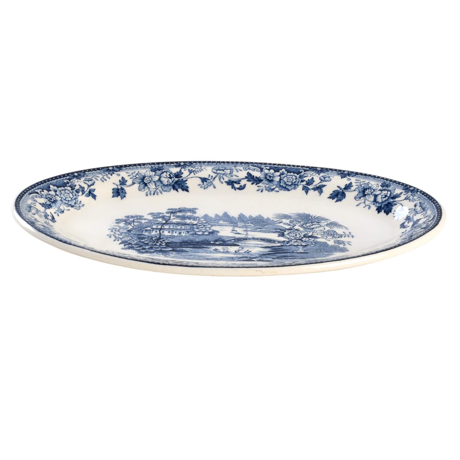 Tonquin Blue Relish/Gravy Underplate by Royal Staffordshire-1
